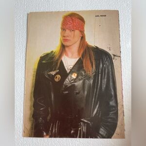 Guns N’ Roses Axl Rose pinup